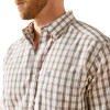 ARIAT ELTON WF CLASSIC WHITE PLAID - MENS SHIRT  - 10058746