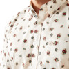 ARIAT WESTSCOTT CLASSIC WHITE PRINT - MENS SHIRT  - 10058748