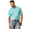 ARIAT WESTIN LIGHT BLUE PRINT - MENS SHIRT  - 10058750