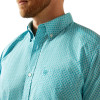 ARIAT WESTIN LIGHT BLUE PRINT - MENS SHIRT  - 10058750
