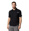 COLUMBIA PFG BACKWATER BLACK - MENS SHIRT  - 2121281010