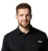COLUMBIA PFG BACKWATER BLACK - MENS SHIRT  - 2121281010