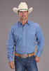 STETSON SNAP DAWN MEDALLION PRINT - MENS SHIRT  - 11-001-0425-4012BU