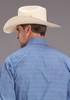 STETSON SNAP DAWN MEDALLION PRINT - MENS SHIRT  - 11-001-0425-4012BU