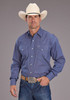 STETSON SNAP ECLIPSE GEO PRINT - MENS SHIRT  - 11-001-0425-4014BU