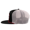 LAZY J RANCH WEAR BLACK & WHITE NATIVE ROPE - HATS CAP  - BLKWHT4-NATIVE