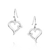 MONTANA SILVERSMITHS WITH LOVE HEARTS EARRINGS - ACCESSORIES JEWELRY EARRINGS - ER6226