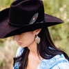 MONTANA SILVERSMITHS SOUTHWEST AURA HAT FEATHER - HATS ADD-ONS  - AMHF6058