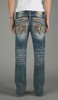 ROCK REVIVAL XANDER J201 STRAIGHT - MENS JEANS  - RP5639J201R