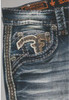 ROCK REVIVAL XANDER J201 STRAIGHT - MENS JEANS  - RP5639J201R