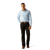 ARIAT WF FITTED DONTE BLUE PRINT - MENS SHIRT  - 10058987