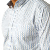 ARIAT WF FITTED DEZMOND BLUE PRINT - MENS SHIRT  - 10058988