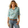 ARIAT VENTTEK BLUE PAISLEY FLORAL - LADIES SHIRT  - 10058801