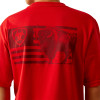 ARIAT ETCHED BUFFALO REDLINE - KIDS BOYS TEE - 10059050