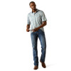 ARIAT CHARGER 2.0 GREY HEATHER - MENS POLO  - 10058846