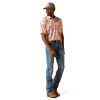 ARIAT CHARGER 2.0 SCARLETT PRINT - MENS POLO  - 10058847