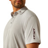 ARIAT TEAM LOGO SILVER - MENS POLO  - 10058734