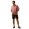 ARIAT ALL OVER SCOOTER RED PRINT - MENS POLO  - 10058782
