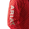 ARIAT TEAM FALLON RED BEIGE PRINT - MENS SHIRT  - 10058961
