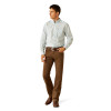 ARIAT STEARNS FITTED LIGHT BLUE - MENS SHIRT  - 10058995