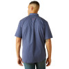ARIAT DAVIS WRINKLE FREE BLUE PRINT - MENS SHIRT  - 10059004