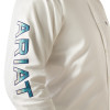 ARIAT TEAM LOGO TWILL WHITE TEAL - MENS SHIRT  - 10059132