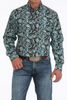 CINCH BLACK PAISLEY PRINT - MENS SHIRT  - MTW1105907
