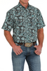 CINCH BLACK PAISLEY PRINT - MENS SHIRT  - MTW1111480