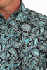 CINCH BLACK PAISLEY PRINT - MENS SHIRT  - MTW1111480