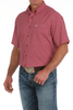 CINCH ARENAFLEX MEDALLION PRINT PINK - MENS SHIRT  - MTW1704151