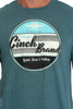 CINCH BLUE BRAND PRINT - MENS TEE  - MTT1690668