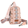 WRANGLER CROSSBODY SLING PINK - LADIES PURSES  - WG2205-210PK