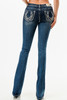 GRACE IN LA 430 HORSE SHOE BOOTCUT - LADIES JEANS  - EB51869