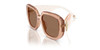 TORY BURCH T MONOGRAM GEOMETRIC BROWN - SUNGLASS TORY BURCH  - 7218U195473