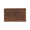 ARIAT PAIGE BROWN BASKETWEAVE WALLET - ACCESSORIES WALLET  - A770019902