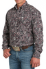CINCH BLACK PAISLEY PRINT - MENS SHIRT  - MTW1105910