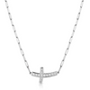 MONTANA SILVERSMITHS LEAN ON ME CRYSTAL CROSS - ACCESSORIES JEWELRY NECKLACE - NC6210
