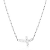 MONTANA SILVERSMITHS LEAN ON ME CRYSTAL CROSS - ACCESSORIES JEWELRY NECKLACE - NC6210