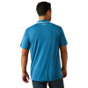 ARIAT WELDEDTEK FITTED BLUE SAPPHIRE - MENS POLO  - 10058731
