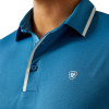 ARIAT WELDEDTEK FITTED BLUE SAPPHIRE - MENS POLO  - 10058731