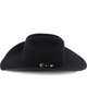 RODEO KING TOP HAND CROWN 4 1/4" BRIM - HAT FELTS  - TC 7X BLACK FELT
