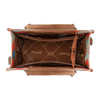 WRANGLER AZTEC RED AND BLUE TOTE PRINT - LADIES PURSES  - WG221-8120RD
