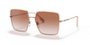 BURBERRY DAPHNE ROSE GOLD GRADIENT PINK - SUNGLASS BURBERRY  - 3133133713