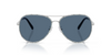 TORY BURCH ELEANOR SILVER BLUE MONOGRAM - SUNGLASS TORY BURCH  - 611432744L