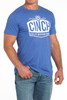 CINCH ROYAL BLUE CINCH LOGO - MENS TEE  - MTT1690682