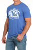 CINCH ROYAL BLUE CINCH LOGO - MENS TEE  - MTT1690682