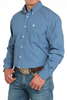 CINCH GEO PRINT ROYAL LONG SLEEVE - MENS SHIRT  - MTW1105928
