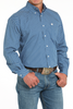 CINCH GEO PRINT ROYAL LONG SLEEVE - MENS SHIRT  - MTW1105928
