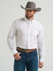 WRANGLER CODY JOHNSON WHITE/BLUE PRINT - MENS SHIRT  - 112368022