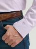 WRANGLER CODY JOHNSON LILAC PRINT - MENS SHIRT  - 112368023
